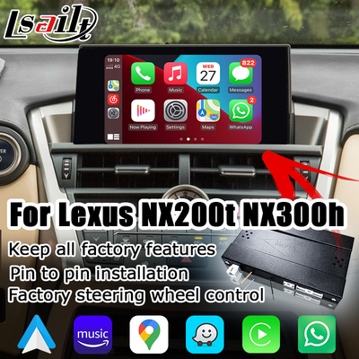 Lexus NX carplay inalámbrico android pantalla automática espejo interfaz de proyección NX300g NX200t
