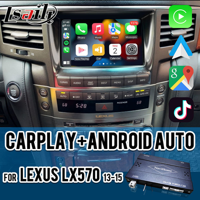 Interfaz CarPlay inalámbrica para Lexus LX570 2013-2015 LX460d GX460 GX400 Navegación Android Auto Box por Lsailt