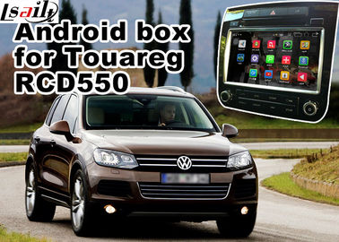 Radio video de Bluetooth del interfaz del coche de 1,6 gigahertz Android para Touareg RCD550 off-line