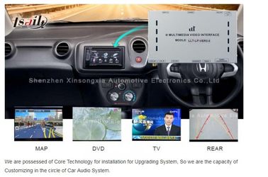 Caja mental del sistema de navegación de radio del vehículo para la mano derecha/el tacto Navi/TV de Honda