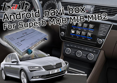Caja 4/2 GB de la navegación del coche de Android del patio de 1,2 gigahertz de memoria de funcionamiento Skoda magnífico