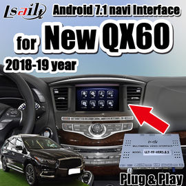El interfaz video del coche de Plug&amp;Play Android 7,1 por nuevo año de QX60 QX80 2018-2019 apoya carplay, ADAS, youtube