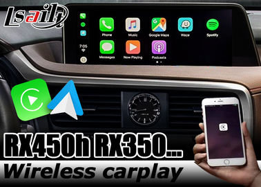 Sistema de navegación de las multimedias del coche del CE, interfaz Lexus RX350 RX450h 2016-2020 del coche de Android
