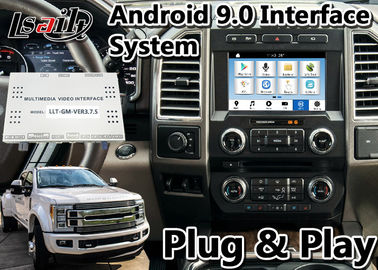 Caja auto de la navegación GPS del interfaz de Android 9,0 para el sistema de la SINCRONIZACIÓN 3 de Ford F-450