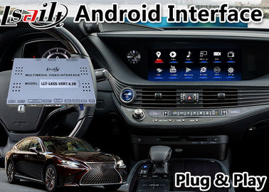 Interfaz video de la lengua de Android del dispositivo multi de la navegación para Lexus LS LS500 LS500H 2019-2020