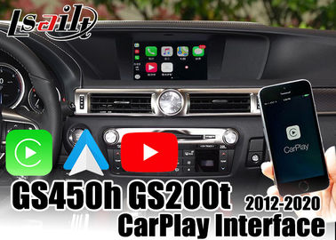 Entradas video de la cámara del interfaz de CarPlay del coche de la caja posterior de la navegación para Lexus GS450h GS200t 2013-2020