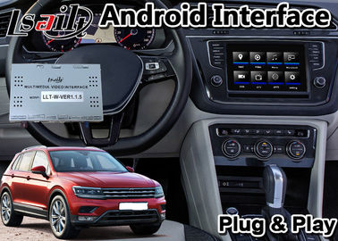 Interfaz video de Lsailt Android 9,0 Volkswagen para la navegación GPS tiguan YouTube Google del coche de VW