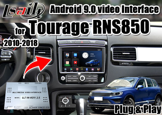 Interfaz video de las multimedias de Lsailt CarPlay&amp; Android para la ayuda YouTube, juego de Tourage RNS850 2010-2018 de Google