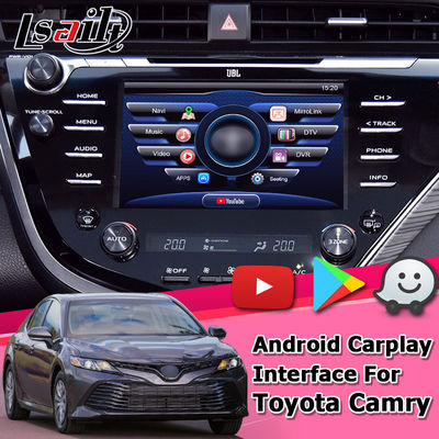 SGS del interfaz de Android Carplay del procesador PX6 para el auto androide carplay de Toyoat Camry V70 2018