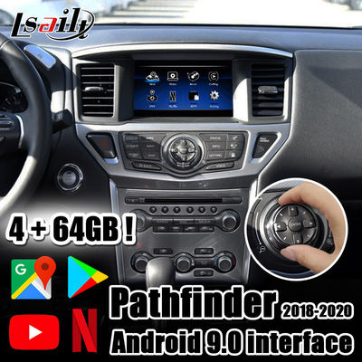 Interfaz video de Lsailt PX6 4GB CarPlay&amp;Android con Google, youtube, auto de Android para 2018 ahora Pathfiner R52