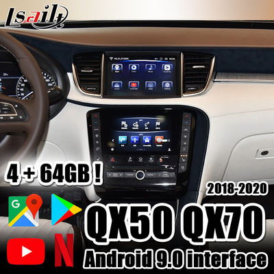 Interfaz auto de Lsailt PX6 4GB CarPlay&amp;Android con Netflix, YouTube, auto de Android para 2018 ahora Infiniti QX50 QX70