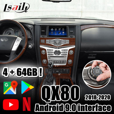 Interfaz video de CarPlay/de Android con YouTube, Netflix, waze, Android 4GB auto para 2018-Infiniti QX50 QX80
