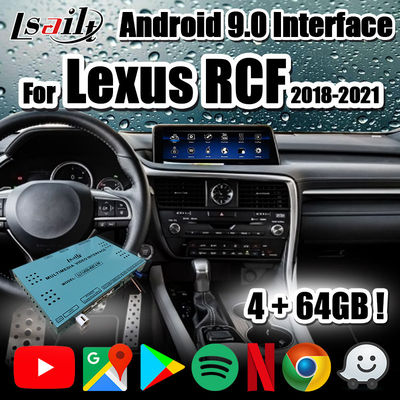 PDI Android 9,0 Lexus Video Interface para ES LX RX con CarPlay, auto de Android, NetFlix para RC300h 2013-2021 RCF