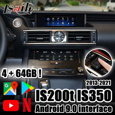 Navegador de Android GPS para el interfaz auto 2013-2021 de LEXUS Android con IS200t carplay inalámbrico IS350 por Lsailt
