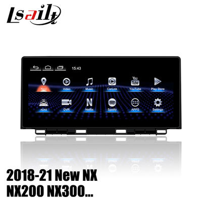Enchufe estéreo auto de la pantalla LVDS de las multimedias del coche de Lsailt DSP para Lexus NX200 NX300