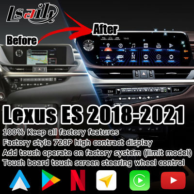 Ajuste ES300h Lsailt Lexus Touch Screen 12,3” Android Carplay auto ADAS de DSP