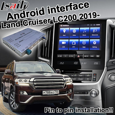 Toyota Land Cruiser carplay auto LC200 2019 de la caja de Android del interfaz video del coche de Digitaces