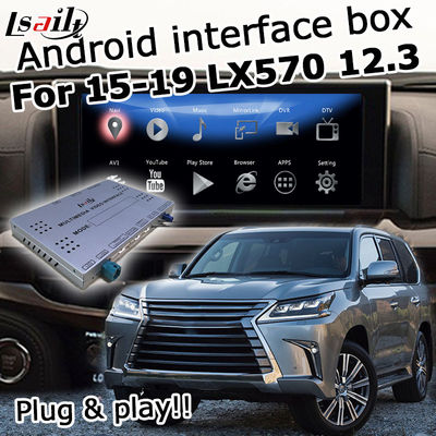 Auto androide de la ROM 4GB de la caja carplay 16GB del interfaz/de la navegación GPS de Lexus LX570 Lexus