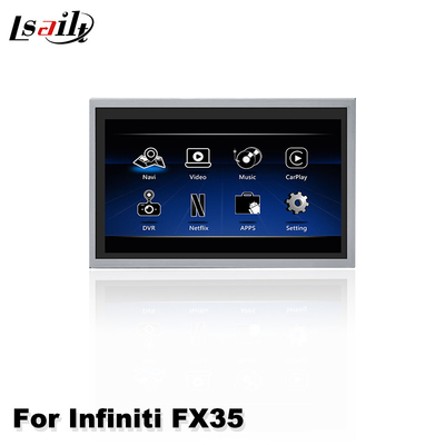 Pantalla Multimedia Lsailt de 8 pulgadas para coche, pantalla Android Carplay para Infiniti FX35 FX37 FX50 2008-2010