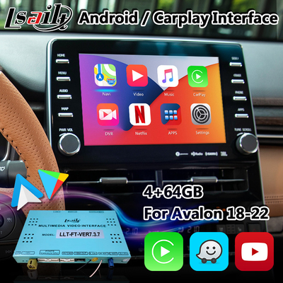 Caja video del interfaz de Android para la majestad de Toyota Avalon Camry RAV4 con Carplay inalámbrico