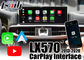 Interfaz auto de Carplay/Android para la ayuda youtube de Lexus LX570 2013-2020, teledirigido por el regulador del ratón del OEM