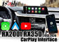 Auto atado con alambre interfaz inalámbrico de Carplay Android para Lexus RX200t RX350 RX450h 2013-2020