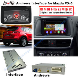Interfaz auto 2016 de Android del interfaz del coche de Mazda CX -5 con la navegación de los Gps