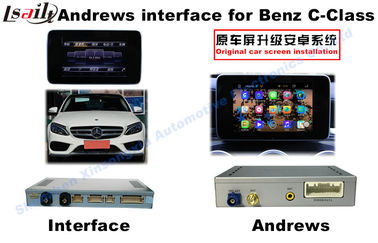 Interfaz Android Front View 720P/1080P del coche del BENZ NTG5.0 9-12V