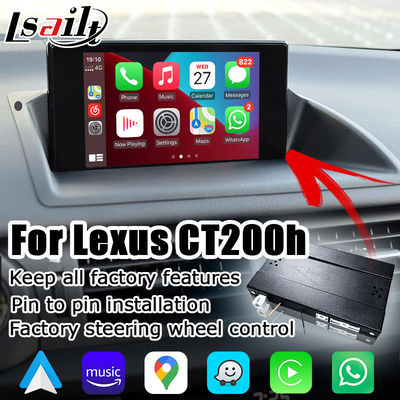 Lexus CT200h CT inalámbrico carplay android pantalla de interfaz automática espejo proyección