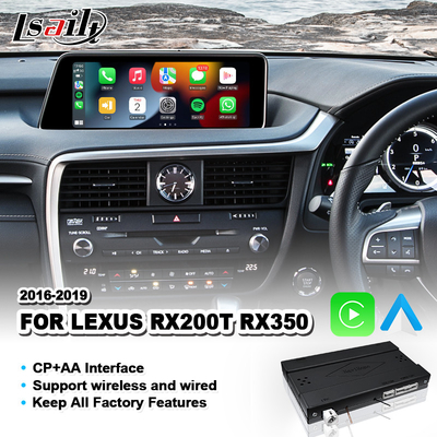 Interfaz automática de control de ratón de Android inalámbrico para Lexus RX350 RX200T RX 350 2016-2019