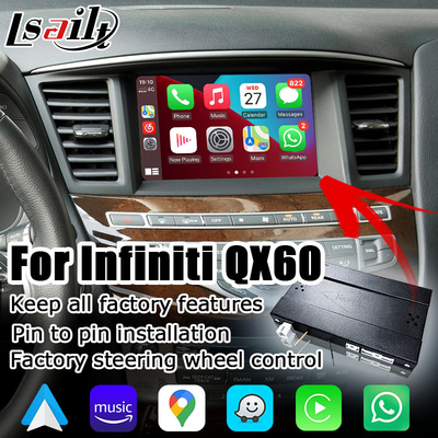 Mejora auto del androide carplay inalámbrico del estilo del OEM de Infiniti QX60