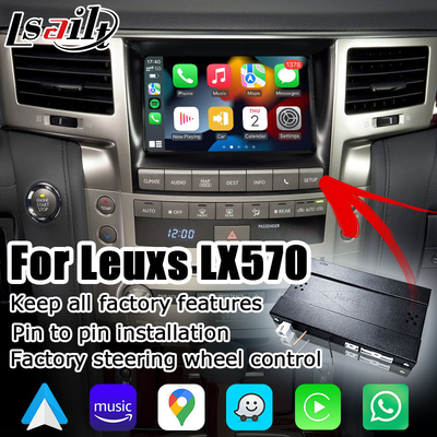Caja auto inalámbrica del interfaz de la mejora del estilo del OEM de Lexus LX570 Carplay Android