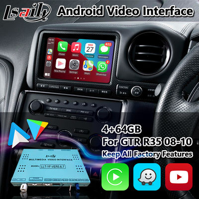 Interfaz video inalámbrico de Lsailt Carplay Android para Nissan R35 GTR GT-r JDM 2008-2010