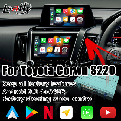 Toyota Crown S220 18-23 Android inalámbrico carplay android auto actualización multimedia