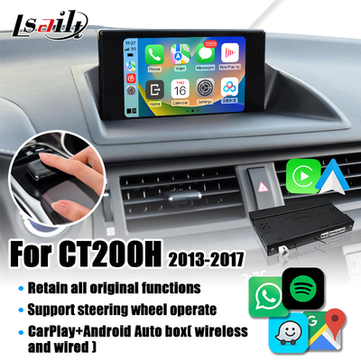 Módulo inalámbrico de Lsailt CarPlay para Lexus CT200 2013-2022 con el auto de Android, Google Map