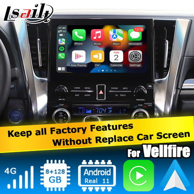 Toyota Alphard Vellfire AH30 serie Android Carplay caja de interfaz Qualcomm 6125 8+128GB
