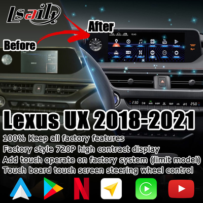 Android Carplay Lexus pantalla táctil para UX200 UX250h DSP Ajuste de Android automático