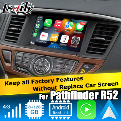 Nissan Pathfinder Andorid 11 Carplay Android sistema de navegación automática navegación en línea Video reproducción