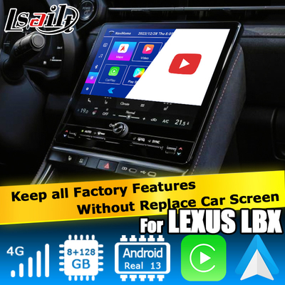 Lexus LBX 2023 presentará Android 13 Qualcomm 6125 base 8+128GB de interfaz de video