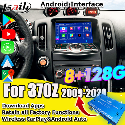 Interfaz multimedia HDMI 8G Android con CarPlay, YouTube, Google Play, NetFlix para Nissan Patrol 370Z Quest, Android 13
