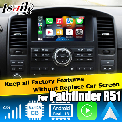 Nissan Pathfinder R51 Android Interfaz multimedia de Carplay Android Auto