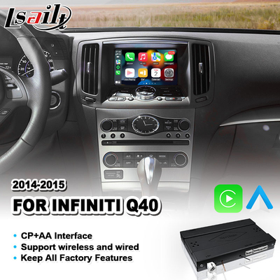 Lsailt OEM Integración Android Auto Interfaz de vídeo Carplay para Infiniti Q40 2014-2015