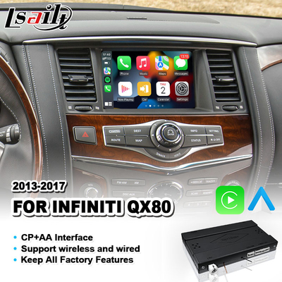 Lsailt Wireless Android Auto Carplay Interface para el Infiniti QX80 2013-2017