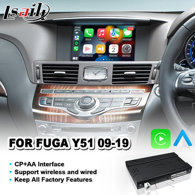 Android Auto OEM Integración Interfaz de vídeo Carplay para el Nissan Fuga Y51 2009-2019