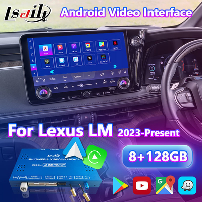 Lsailt Android Carplay Interfaz de vídeo multimedia para el 2023-Presente Lexus LM LM350h LM500h