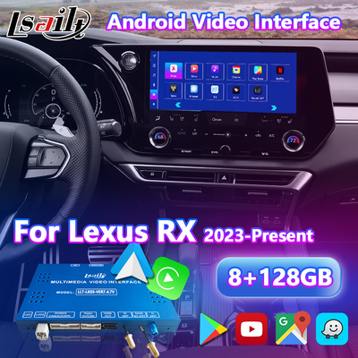 Interfaz de vídeo multimedia de Android Carplay para el 2023-Presente Lexus RX RX350 RX350h RX450h RX500h AL30