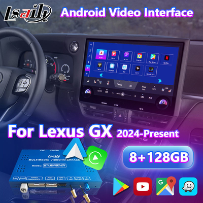 Lsailt Android Carplay Interfaz de vídeo multimedia para 2024-Presente Lexus GX GX550