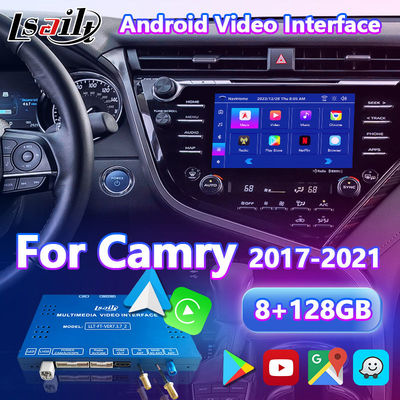 Caja de navegación para coche Android Carplay Interfaz de video multimedia para Toyota Camry