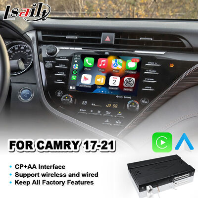 Lsailt Wireless Android Auto Carplay Interface para el 2017-2021 Toyota Camry