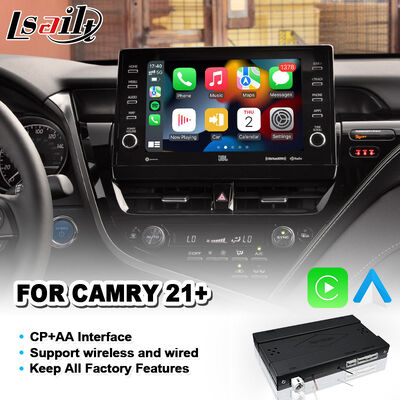 Interfaz Lsailt Android Auto Carplay Inalámbrica para Toyota Camry Hybrid XSE XLE SL SE XV70 2021-2024